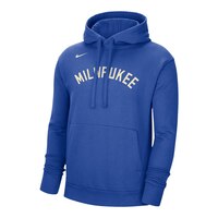 Milwaukee Bucks Nike City Edition Essential Hoodie Front_Angled_Left