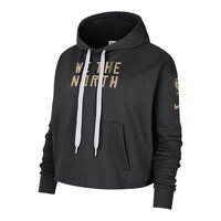 Toronto Raptors Nike Women's City Edition Courtside Hoodie Front_Angled_Left