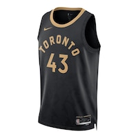 Toronto Raptors Nike Pascal Siakam City Edition Jersey Front_Angled_Left
