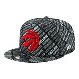 Toronto Raptors New Era Team Print 9FIFTY Snapback Hat, NBA, Basketball Front_Angled_Left