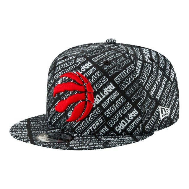 Toronto Raptors New Era Team Print 9FIFTY Snapback Hat, NBA, Basketball