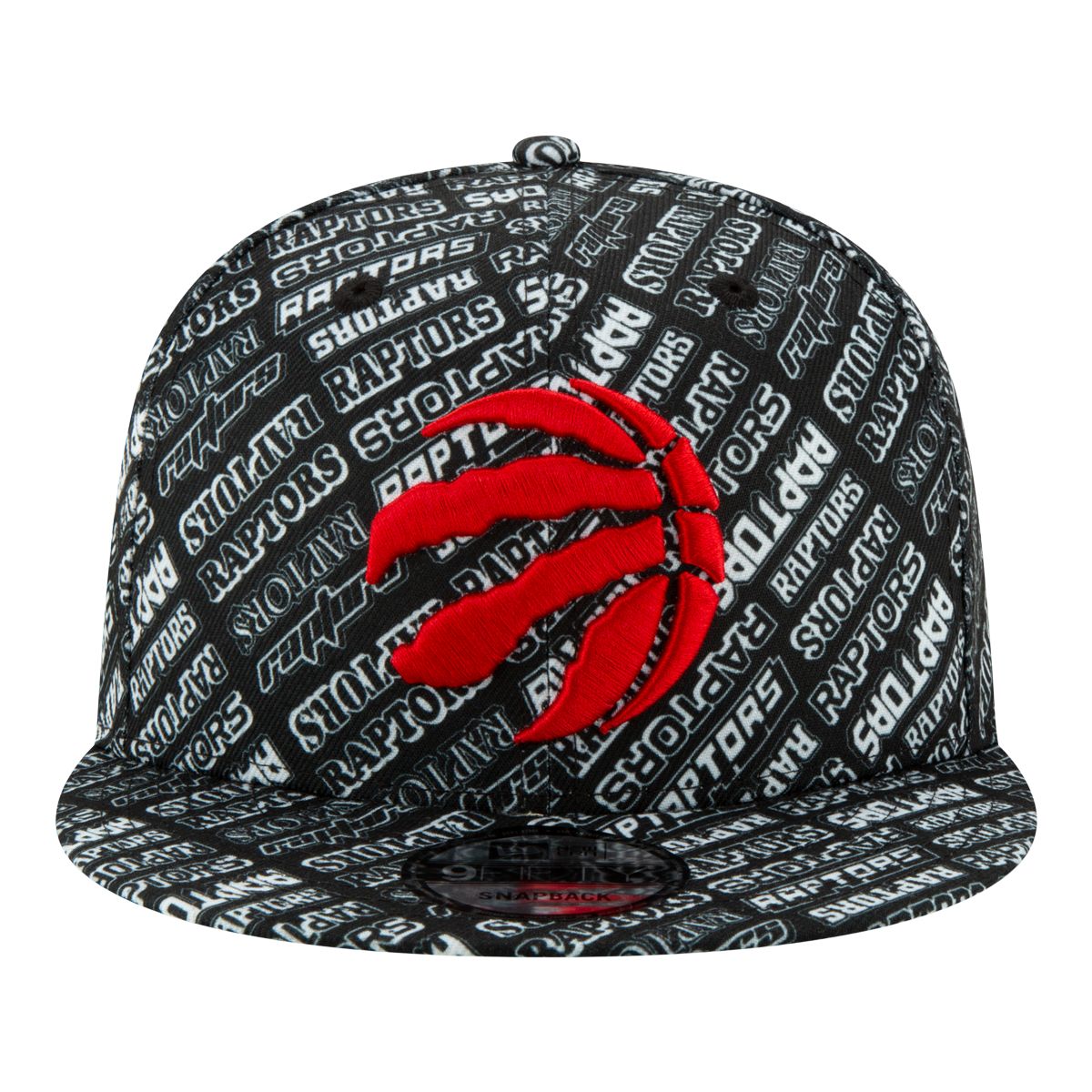 Toronto Raptors New Era Team Print 9FIFTY Snapback Hat, NBA, Basketball