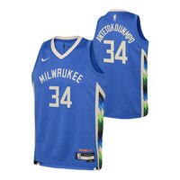 Youth Milwaukee Bucks Outerstuff Giannis Antetokounmpo City Edition Jersey Composite_or_Mixed