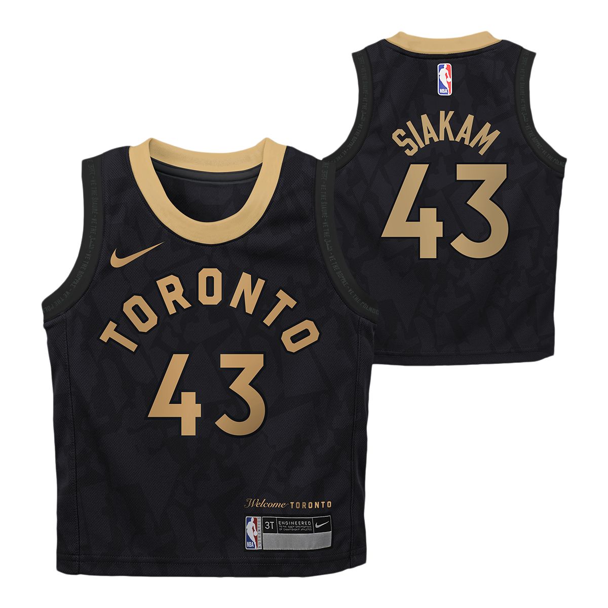 White Nike NBA Toronto Raptors Siakam #43 Swingman Jersey
