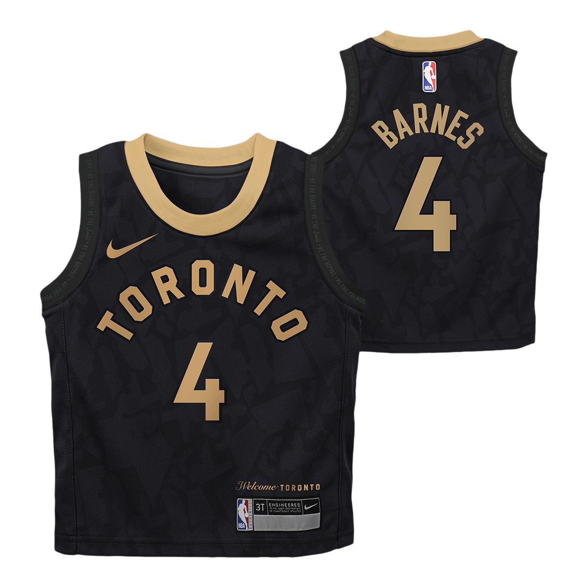 Nike Youth Boys Scottie Barnes Black Toronto Raptors 2022/23 Swingman Jersey  - City Edition