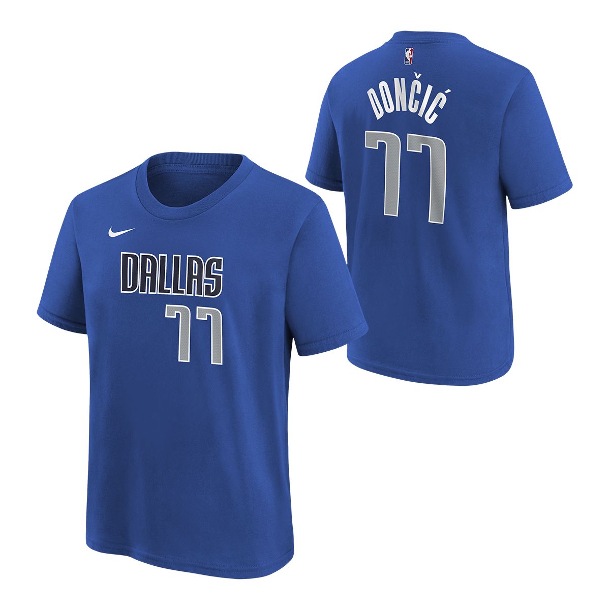 Dallas Mavericks Nike Youth Luka Doncic Icon Player T Shirt