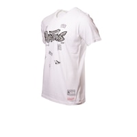 Toronto Raptors Mitchell & Ness Team Ground 2.0 Stretch Snapback Cap Front_Three_Fourths_Angled_Left