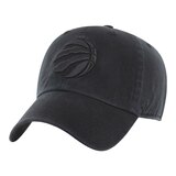 Toronto Raptors 47 Brand Black Tonal Clean Up Cap Front_Angled_Left