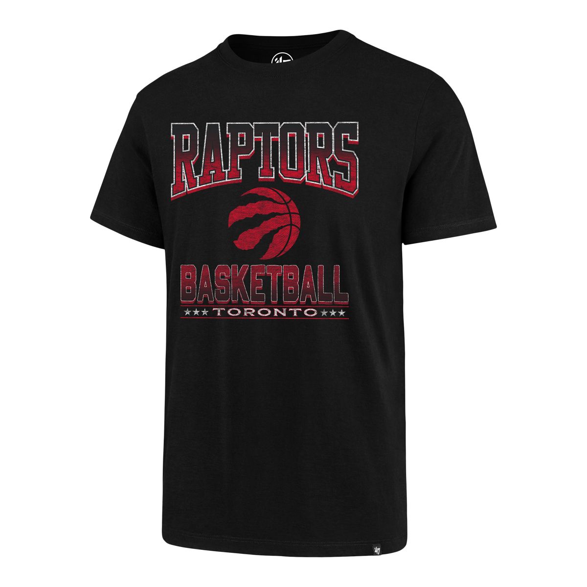 Image of Toronto Raptors 47 Brand Inner Fade T Shirt