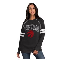 Toronto Raptors G-III Women's Team Pride Fleece Sweatshirt Front_Three_Fourths_Angled_Left