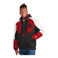 Toronto Raptors Starter Body Check Pullover Jacket Front_Three_Fourths_Angled_Left