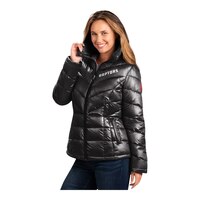 Toronto Raptors G-III Women's Tailgate Quilted Jacket Front_Three_Fourths_Angled_Left