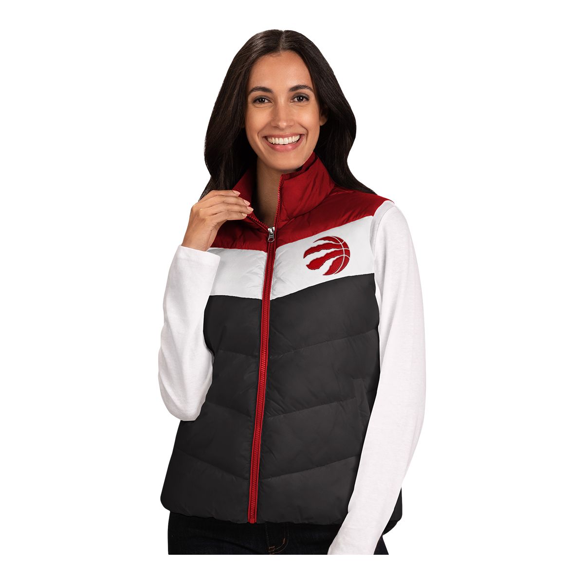 Image of Toronto Raptors G-Iii Women's Championship Puffer Vest Jacket