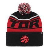 Toronto Raptors 47 Brand Stylus Cuff Pom Knit Hat Front_Flat
