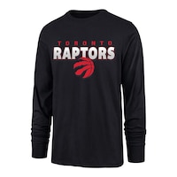 Toronto Raptors 47 Brand 1/2 Drop Long Sleeve Shirt Front_Angled_Left