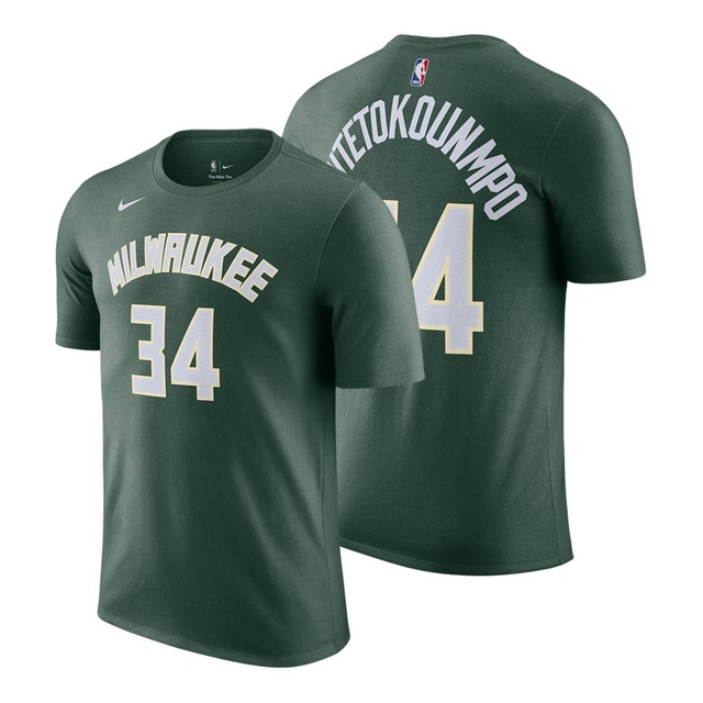 Milwaukee Bucks Nike Giannis Antetokounmpo Player T Shirt