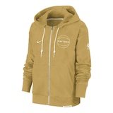Toronto Raptors Nike Standard Issue Full Zip Hoodie Front_Three_Fourths_Angled_Left