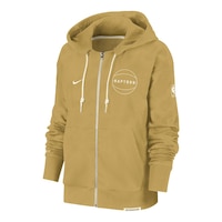 Toronto Raptors Nike Standard Issue Full Zip Hoodie Front_Three_Fourths_Angled_Left