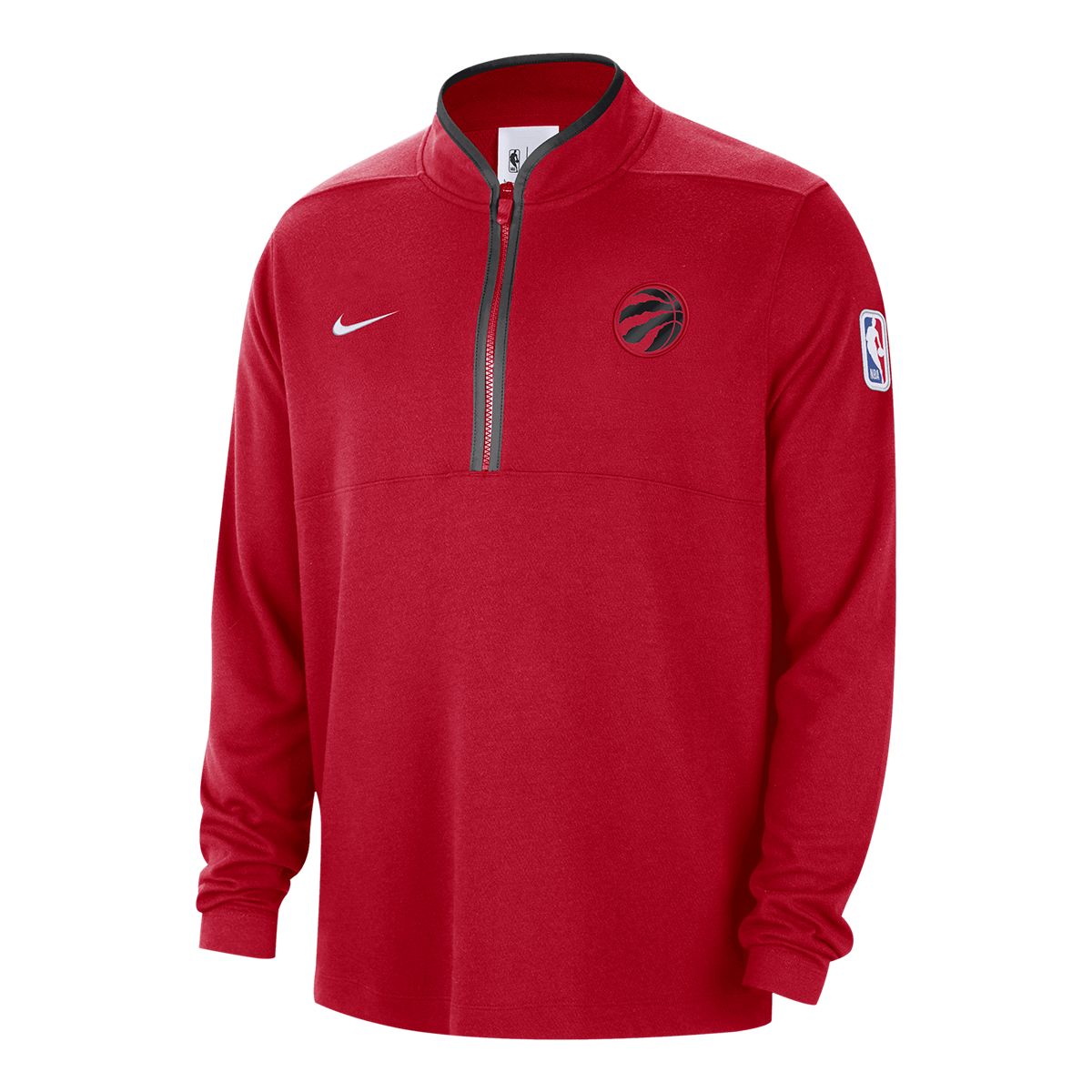 Toronto Raptors Nike Dri-FIT Half Zip Long Sleeve Shirt