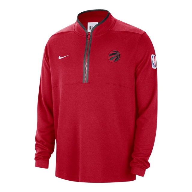 Toronto Raptors Nike Dri-FIT Half Zip Long Sleeve Shirt