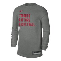 Toronto Raptors Nike Essential Practice Long Sleeve T Shirt Front_Three_Fourths_Angled_Left