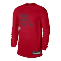 Toronto Raptors Nike Essential Practice Long Sleeve T Shirt Front_Angled_Left