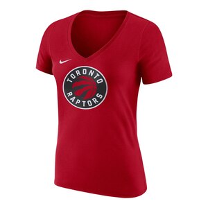 Toronto Raptors Nike Women's Essential Logo Vneck T Shirt