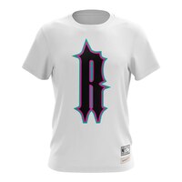 Toronto Raptors Mitchell & Ness Hardwood Classics Tripstar T Shirt Front_Flat