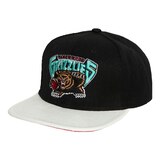 Memphis Grizzlies Mitchell & Ness Hardwood Classics SSBSTS Snapback Cap Front_Three_Fourths_Angled_Left