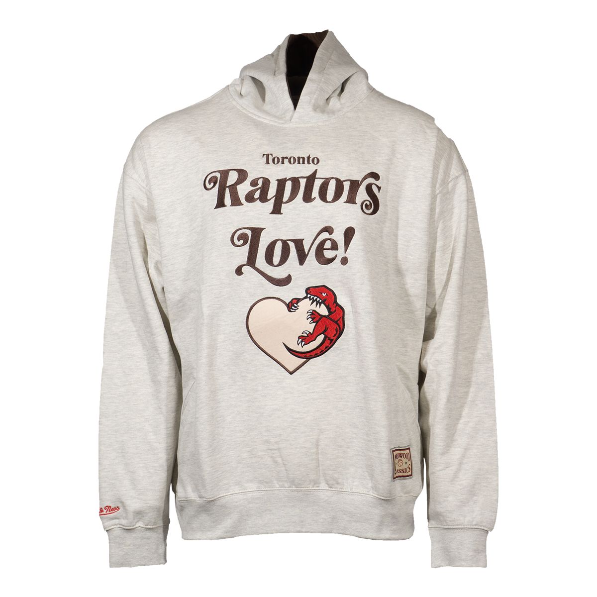 Toronto Raptors Mitchell & Ness Hardwood Classics Love Affair Hoodie