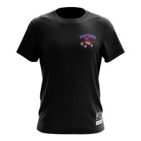Toronto Raptors Mitchell & Ness Hardwood Classics Supreme Clientele T Shirt Front_Flat