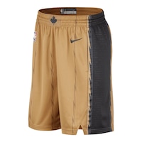 Toronto Raptors Nike City Edition Swingman Shorts Front_Angled_Left
