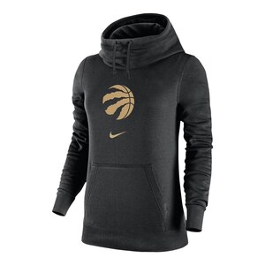 Nike Toronto Raptors Women's City Edition Club Funnel Hoodie