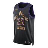 NBA Nike Lakers City Edition Swingman Jersey Front_Angled_Left