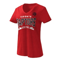 Toronto Raptors G-III Women's Dream Team T Shirt Front_Three_Fourths_Angled_Left