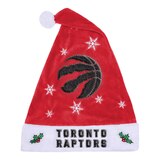 Toronto Raptors Forever Collectibles Snowflake Santa Hat Front_Flat