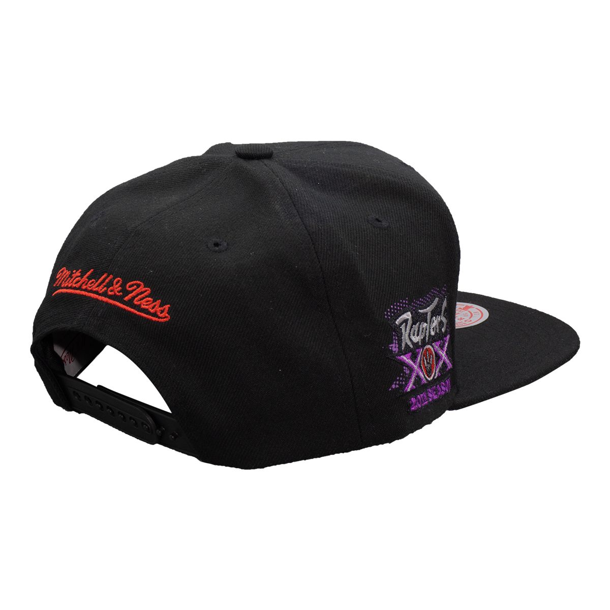 Toronto Raptors Mitchell & Ness HWC Big Face 7.0 Snapback Cap