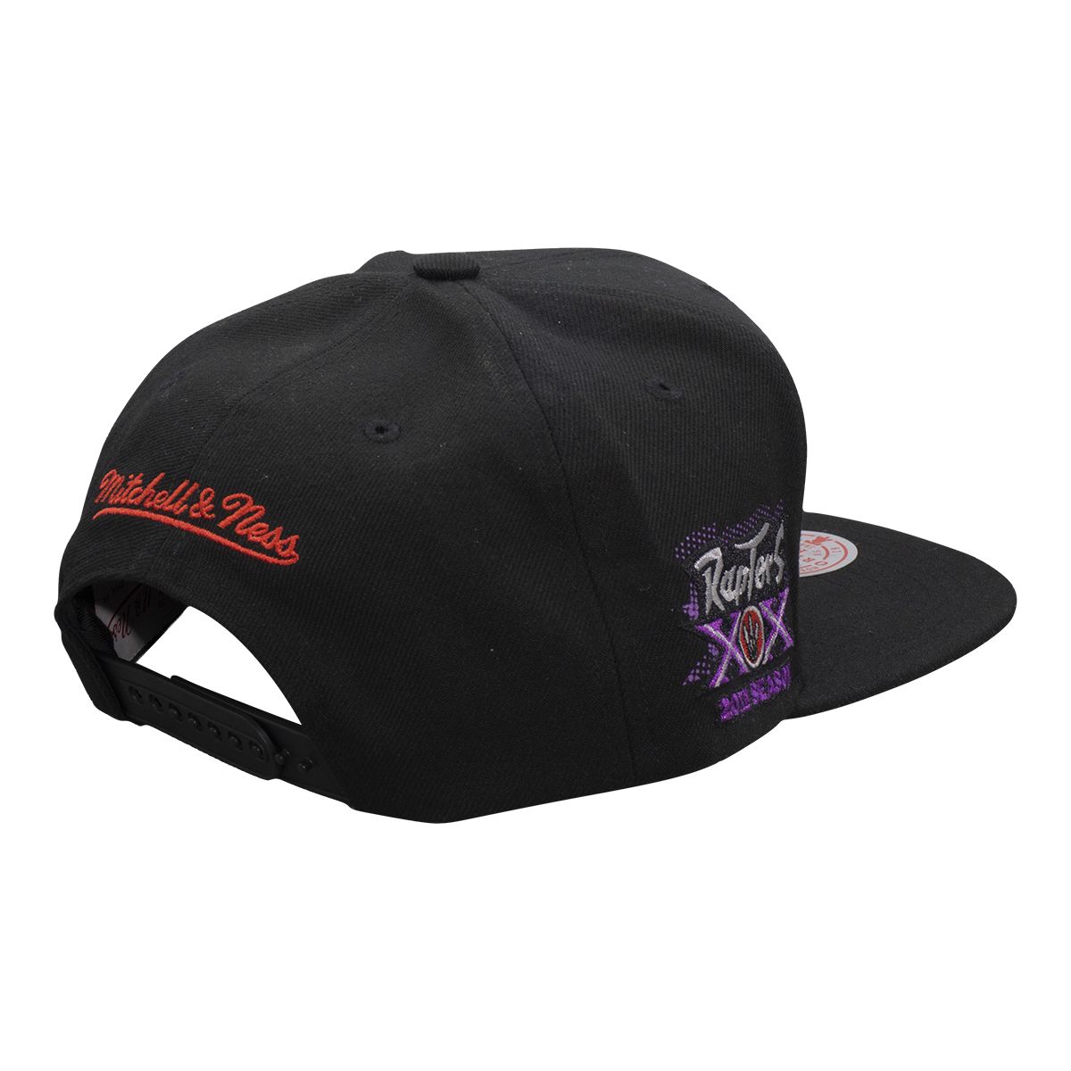 Toronto Raptors Mitchell & Ness HWC Big Face 7.0 Snapback Cap