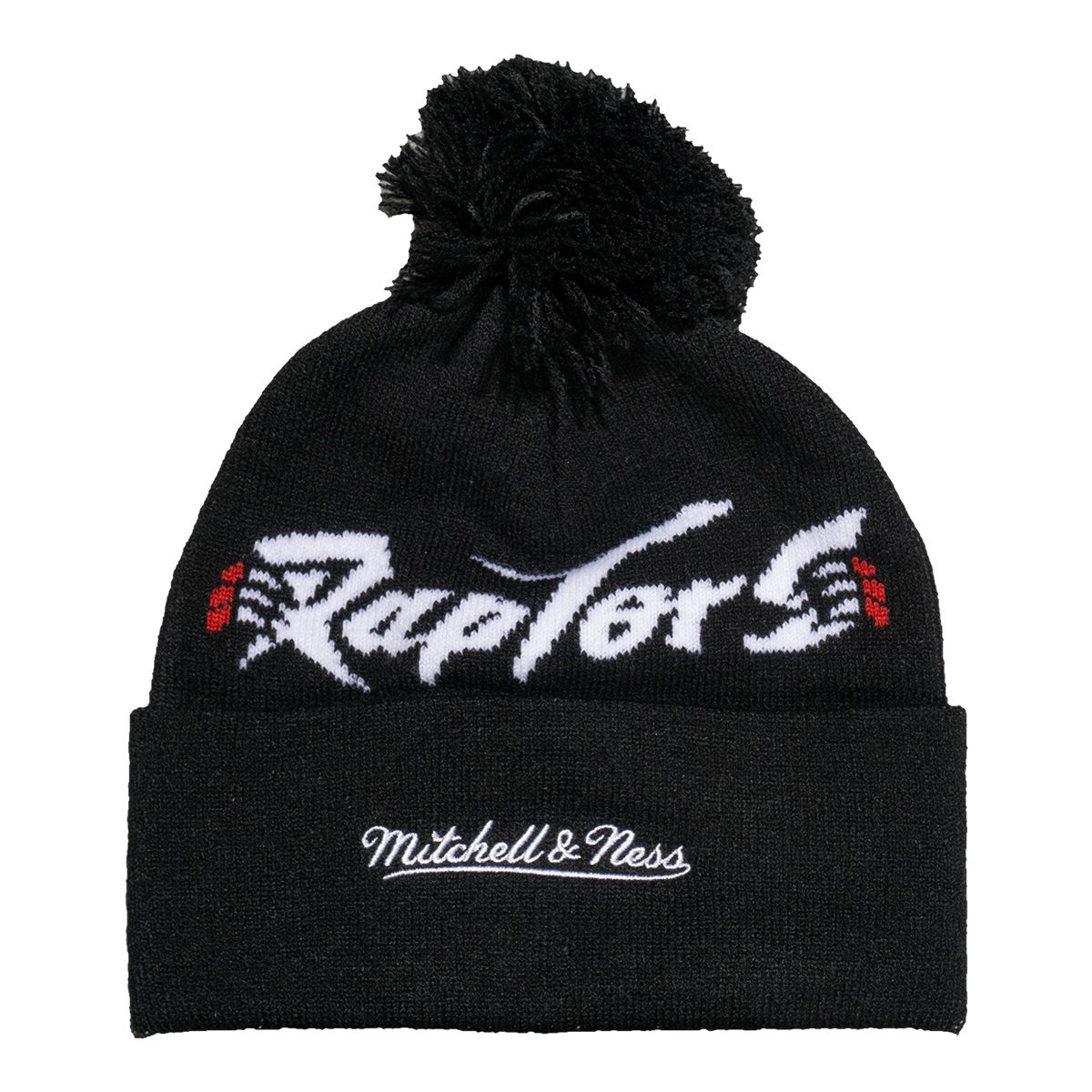 Toronto Raptors Mitchell & Ness HWC Mascot Claw Cuffed Pom Knit