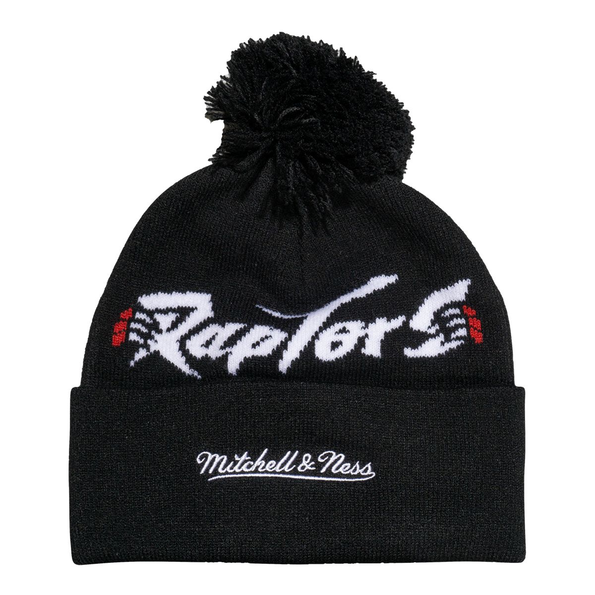 Toronto Raptors Mitchell & Ness HWC Mascot Claw Cuffed Pom Knit