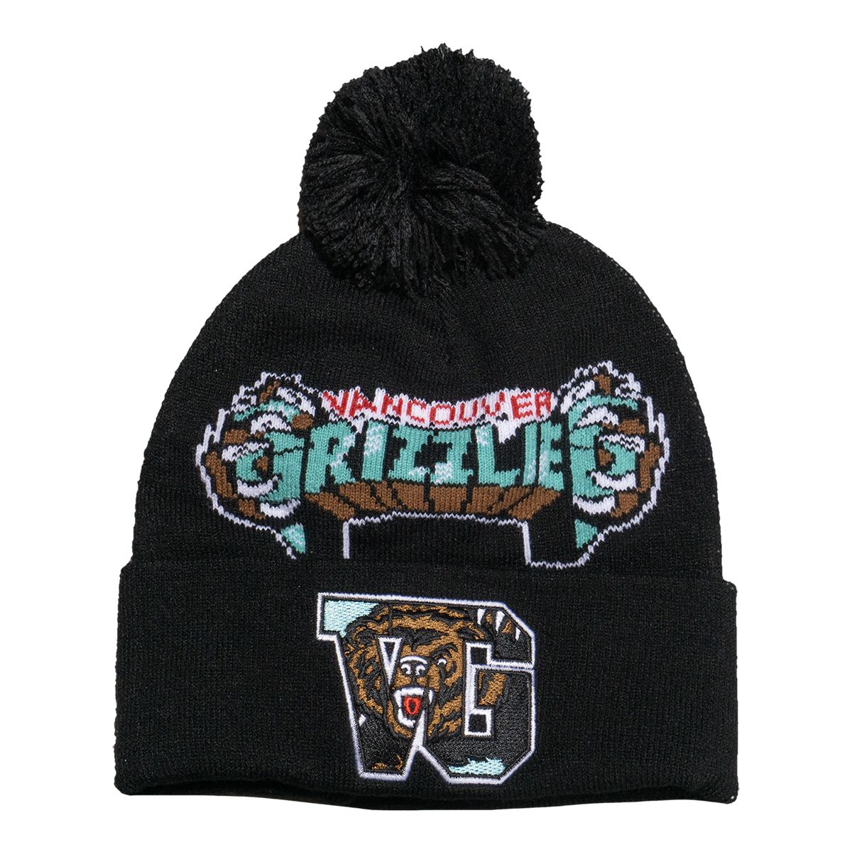 SportChek has Vancouver Grizzlies Mitchell & Ness HWC Mascot Claw Cuffed Pom Knit