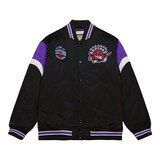 Toronto Raptors Mitchell & Ness HWC Heavyweight Satin Jacket Front_Flat