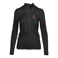 Toronto Raptors Levelwear Women's Breaker Full Zip Long Sleeve Top Front_Flat