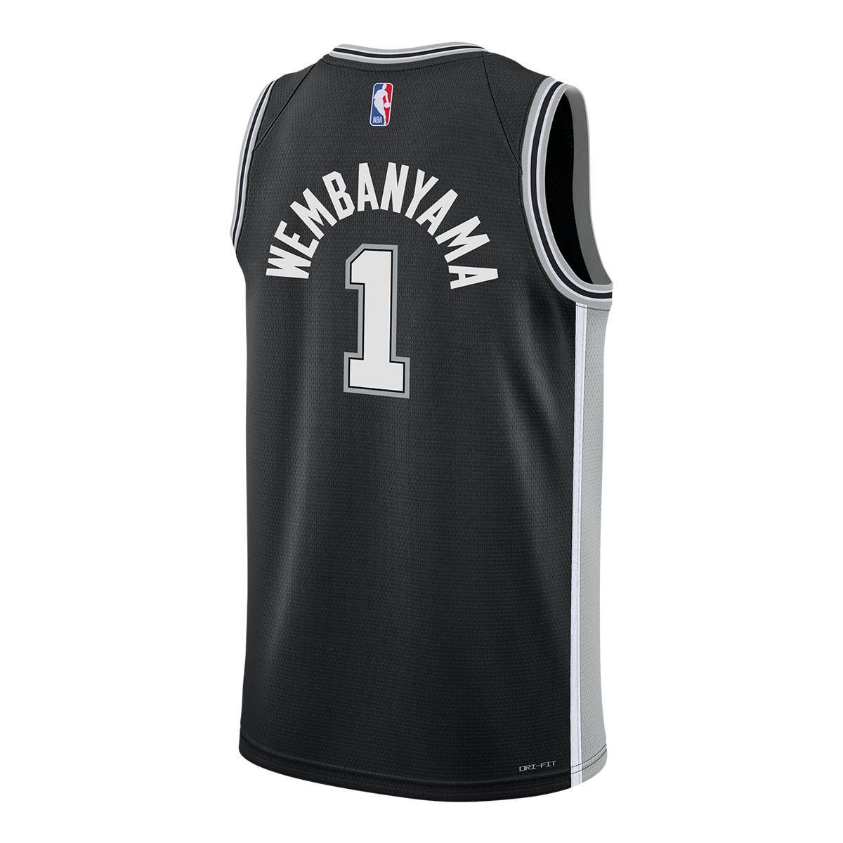 Youth San Antonio Spurs Nike Victor Wembanyama Icon Swingman Jersey