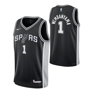 Youth San Antonio Spurs Nike Victor Wembanyama Icon Swingman Jersey