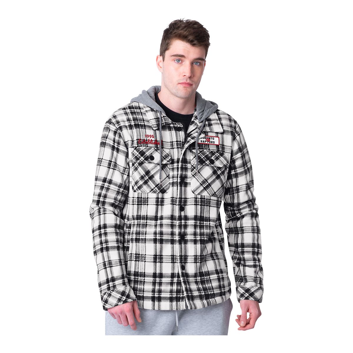 Toronto Raptors G-III Pickoff Plaid Hooded Jacket