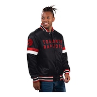 Toronto Raptors Starter Home Game Varsity Jacket Front_Three_Fourths_Angled_Right