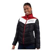 Toronto Raptors G-III Women's New Star Quilted Jacket Front_Angled_Left