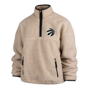 Toronto Raptors 47 Brand Women's Snowbird 1/4 Zip Long Sleeve Top