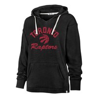 Toronto Raptors 47 Brand Women's Wrapped Up Kennedy Hoodie Front_Three_Fourths_Angled_Left
